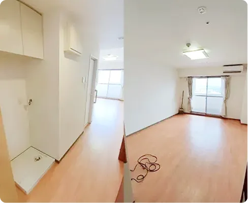 施設入居前のお部屋片付けの作業後